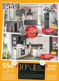 XXXLutz Prospekt woche 42 Seite 8: Einbauküche €3.499,00, Einbauküche €3.999,00