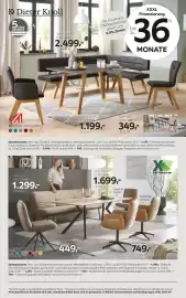 XXXLutz Prospekt Seite 10: Dieter Knoll Eckbank €2.499,00, Dieter Knoll Esstisch €1.199,00