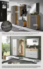 XXXLutz Prospekt Seite 14: Dieter Knoll Schuhschrank €699,00, Dieter Knoll Garderobenbank €499,00
