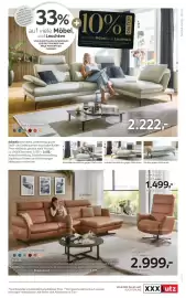 XXXLutz Prospekt Seite 3: Relaxsessel €1.499,00, Lederecks Sofa €2.222,00