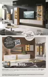 XXXLutz Prospekt Seite 6: Dieter Knoll Wohnwand €3.499,00, Vitrine €1.499,00