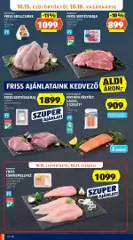 ALDI akciós újság hét 42 Oldal 6: MASTER GOOD 10.15. CSÜTÖRTÖKTŐL 10.18. VASÁRNAPIG FRISS GRILLCSIRKE GMO-mentes /kg 1099
