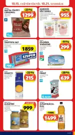 ALDI akciós újság hét 42 Oldal 7: PRIMANA 10.15. CSÜTÖRTÖKTŐL 10.21. SZERDÁIG SAJTTAL TÖLTÖTT CSIRKEMELL 1 kg/csomag 1299