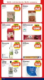ALDI akciós újság hét 42 Oldal 8: HAPPY HARVEST DIÓBÉL 200 g/csomag 3745 Ft/kg 153249 10.15. CSÜTÖRTÖKTŐL 10.21. SZERDÁIG