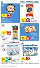 Catalogue Intermarché Hyper page 24: PRÉSIDENT EMMENTAL Cœur de meule €2,79, Pochat Beaumont de Savoie €3,29