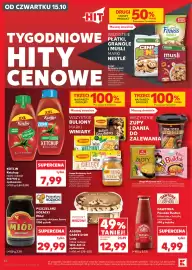 Kaufland gazetka tydzień 42 Strona 12: Ketchup łagodny Kotlin €7,99, Lody Algida Carte d'Or €12,99