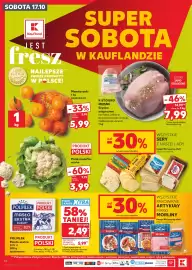 Kaufland gazetka tydzień 42 Strona 14: Mandarynki €5,99, Kalafior polski €3,99