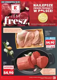 Kaufland gazetka tydzień 42 Strona 20: Ligawa wołowa €54,90, Szynka cielęca €54,90