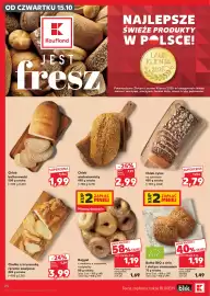 Kaufland gazetka tydzień 42 Strona 26: Chleb wieloziarnisty €2,99, Bułka BIO z chia i złotym siemieniem €1,19