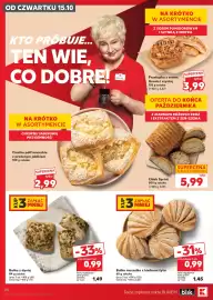 Kaufland gazetka tydzień 42 Strona 28: Ciastko półfrancuskie z prażonym jabłkiem €2,99, Bułka z dynią €0,99