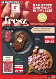 Kaufland gazetka tydzień 42 Strona 30: Argentyński Rib Eye stek K-Favourites €129,90