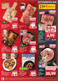 Kaufland gazetka tydzień 42 Strona 31: Medaliony z fileta z piersi z kurczaka Stoisko Mięsne €9,99