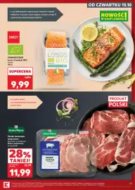 Kaufland gazetka tydzień 42 Strona 33: Polska karkówka wieprzowa bez kości w plastrach Stoisko Mięsne €11,99
