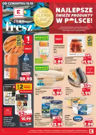 Kaufland gazetka tydzień 42 Strona 34: Łosoś atlantycki w plastrach SuperFish €11,99