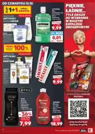 Kaufland gazetka tydzień 42 Strona 52: Żel pod prysznic STR8 €7,99, Płyn do płukania ust Listerine €0,01