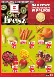 Kaufland gazetka tydzień 42 Strona 6: Marchew polska €1,99, Mango Osteen €6,99