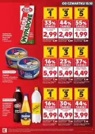 Kaufland gazetka tydzień 42 Strona 9: Napój gazowany Schweppes Indian Tonic €3,99, Mleko UHT Wypasione Mlekovita 3,2% €1,99