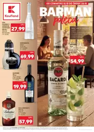 Kaufland gazetka Strona 1: Rum Bacardi €54,99, Wino Gamziri €19,99