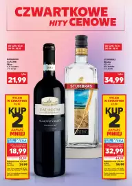 Kaufland gazetka Strona 2: Wódka Stumbras 40% alk €32,99, Wino czerwone Badagoni Alazani €18,99