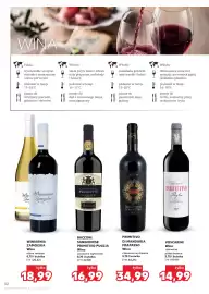 Kaufland gazetka Strona 32: Wino Winiarnia Zamojska €18,99, Wino czerwone wytrawne Primitivo di Manduria Frapasso €34,99