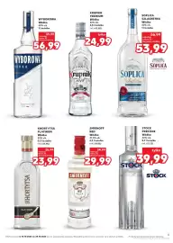Kaufland gazetka Strona 5: Wódka Soplica Szlachetna €53,99, Wódka Smirnoff Red €29,99