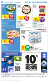 Catalogue Intermarché page 16: Pâturages Lait UHT Demi-Écrémé €5,08, PRÉSIDENT BEURRE PLAQUETTE GASTRONOMIQUE DOUX €2,17