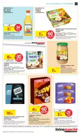 Catalogue Intermarché page 23: ANDROS DESSERT FRUITÉ POMME POIRE €1,36, PAQUITO GOURDES POMMES SANS SUCRES AJOUTÉS €0,69