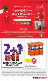 Catalogue Intermarché page 27: FANTA BOISSON GAZEUSE ORANGE €3,55, Coca-cola sans sucres