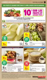 Catalogue Intermarché Express page 3: LE MARCHÉ CONTRE LA VIE CHERE DU 20 AU 24 OCTOBRE 3 NOS FRUITS ET LÉGUMES SONT FRAIS