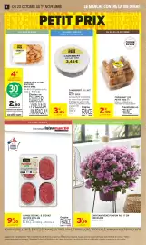 Catalogue Intermarché Express page 4: PETIT PRIX CAMEMBERT AU LAIT CRU €3,45, CROISSANT €2,99