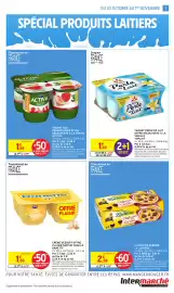 Catalogue Intermarché Express page 5: Danette Crème dessert €1,50, ACTIVIA Bien-être Digestif €1,59
