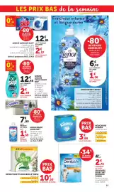 Catalogue Bi1 page 15: Skip Lessive capsules €12,85, Le Trèfle Papier Toilette Douceur €10,50