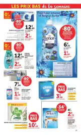 Catalogue Bi1 | Les produits U à prix bas page 15: Skip Lessive capsules €12,85, Le Trèfle Papier Toilette Douceur €10,50