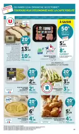 Catalogue Bi1 page 19: Tarte Pommes U €4,80, Limande du Nord Filets Meunière U €2,95