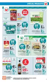 Catalogue Bi1 | Les produits U à prix bas page 5: U Haricots verts €1,55, U Eminces en sauce pour petit chien €3,19