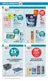 Catalogue Bi1 | Les produits U à prix bas page 6: EXCELLIUM TABLETTES VAISSELLE €4,84, Eponges Grattantes U €1,40