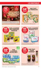 Catalogue Bi1 page 9: Nesquik sur la gamme des cereales, Lactel bio