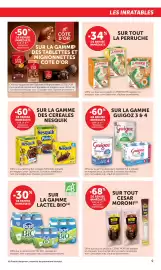 Catalogue Bi1 | Les produits U à prix bas page 9: Nesquik sur la gamme des cereales, Lactel bio