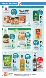 Catalogue Maximarché page 4: U Huile d'olive vierge extra €6,29, MACARONI U €1,34