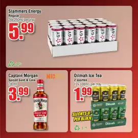 Ter Huurne Holland Markt folder Pagina 2: Captain Morgan Spiced Gold & Cola €3,99