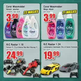 Ter Huurne Holland Markt folder Pagina 4: R/C Rastar 1:18 Ferrari F1 75 of Oracle Red Bull Racing F1 €24,99