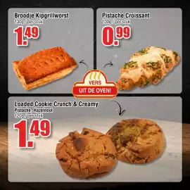 Ter Huurne Holland Markt folder Pagina 6: Broodje Kipgrillworst €1,49, Loaded Cookie Crunch & Creamy €1,49