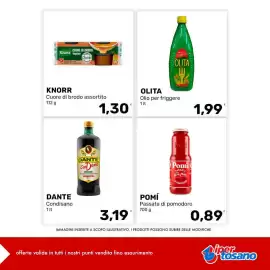 Volantino Iper Tosano settimana 42 Pagina 2: Olita olio per friggere €1,99, Dante Condisano €3,19
