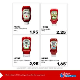 Volantino Iper Tosano settimana 42 Pagina 4: Heinz Ketchup zero topdown €2,95, Heinz Ketchup €1,65