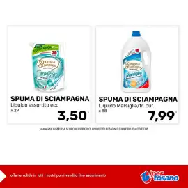 Volantino Iper Tosano settimana 42 Pagina 6: Spuma di sciampagna liquido marsiglia €7,99
