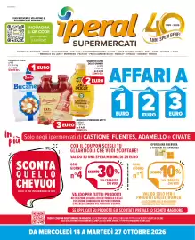 Volantino Iperal Pagina 1: Passata di pomodoro Mutti €3,00