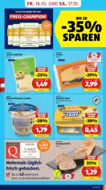 Hofer Flugblatt woche 42 Seite 17: Milsani Gouda €2,99, Milsani Joghurt Crisp €0,45