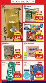 Hofer Flugblatt woche 42 Seite 18: Happy Harvest Kalifornische Walnusskerne €1,99, Barissimo Gold €3,99