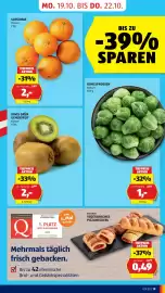 Hofer Flugblatt woche 42 Seite 29: Satsumas €2,00, Kiwis Grün Genussreif €2,00