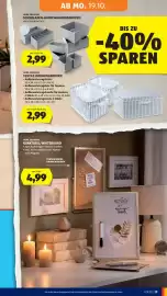 Hofer Flugblatt woche 42 Seite 41: Textile Ordnungsboxen €2,99, Home Creation Korktafel/Whiteboard €4,99